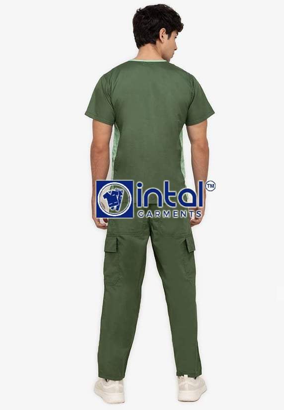 Canberra Hospital - Doctors (4 Pocket Scrub Top and Cargo Pants in Black  incl Logos)
