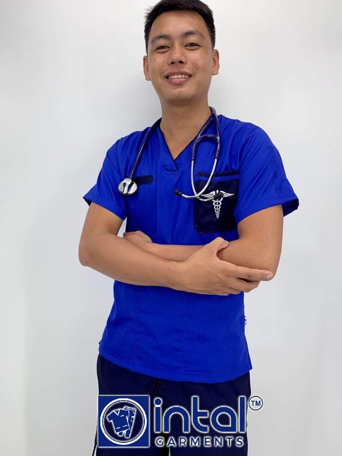 Scrub Suit FREE NAME EMBROIDERY 024 Statement Scrubs (Medical Logo) RO