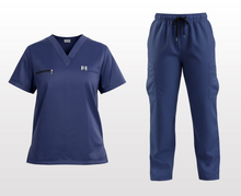 INTAL SCRUBSUIT 032 Elite MAPAGMAHAL V-Neck Cargo Unisex Quality Scrubs| 6 Pockets | Top Only / Pants Only