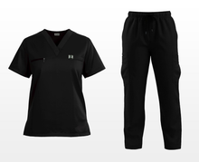 INTAL SCRUBSUIT 032 Elite MAPAGMAHAL V-Neck Cargo Unisex Quality Scrubs| 6 Pockets | Top Only / Pants Only