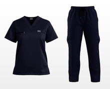 INTAL SCRUBSUIT 032 Elite MAPAGMAHAL V-Neck Cargo Unisex Quality Scrubs| 6 Pockets | Top Only / Pants Only