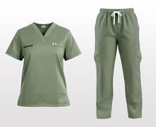 INTAL SCRUBSUIT 032 Elite MAPAGMAHAL V-Neck Cargo Unisex Quality Scrubs| 6 Pockets | Top Only / Pants Only