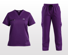 INTAL SCRUBSUIT 032 Elite MAPAGMAHAL V-Neck Cargo Unisex Quality Scrubs| 6 Pockets | Top Only / Pants Only