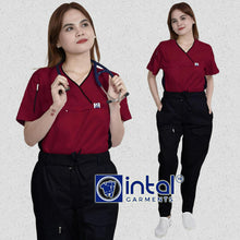 INTAL SCRUBSUIT 053 ALTA MAPAGKUMBABA Overlap Two-Tone Quality Cargo Bag 6-Pockets Belt Loop