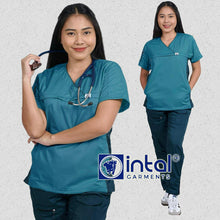 INTAL SCRUBSUIT 053 ALTA MAPAGKUMBABA Overlap Two-Tone Quality Cargo Bag 6-Pockets Belt Loop