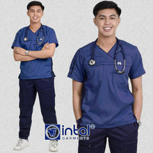 INTAL SCRUBSUIT 053 ALTA MAPAGKUMBABA Overlap Two-Tone Quality Cargo Bag 6-Pockets Belt Loop