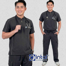 INTAL SCRUBSUIT 088 ELITE PRO EMPATHETIC Chino Collar AlphaLine 4-Way Stretchfine Fab Smartfit Cargo