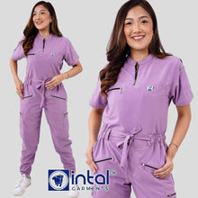 INTAL SCRUBSUIT 081 ELITE PRO MATATAG Ultrafine Elegant Fabric Zip-Up Chino Collar 8-Pocket Cargo Tapered