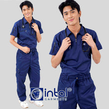 INTAL SCRUBSUIT 059 ALTA MASINOP Sports Collar Combi Cargo 8-Pockets Belt Loop Quality Scrubs