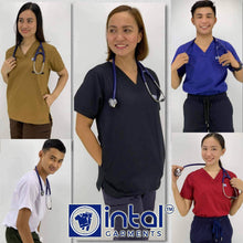 INTAL SCRUBSUIT 029 Elite MASINTAHIN V-Neck Korean Shade Cargo 6 Pocket Unisex Quality Scrubs