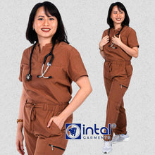 INTAL SCRUBSUIT 085 ELITE PRO MAINGAT Elegant Chino Stretchfine Fabric Cargo Zipper Tapered