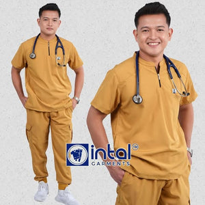 INTAL SCRUBSUIT 086 ELITE PRO MAPAGMALASAKIT 2.0 Elegant Chino Stretchfine Fabric Cargo Ribbed