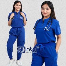 INTAL SCRUBSUIT 086 ELITE PRO MAPAGMALASAKIT 2.0 Elegant Chino Stretchfine Fabric Cargo Ribbed