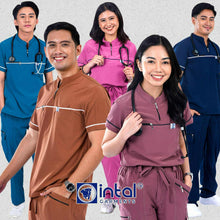 INTAL SCRUBSUIT 090 ELITE PRO INSPIRING Zip-Up Chino 4-Way Stretchfine Fab Smartfit Cargo 11-Pocket