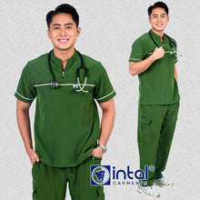 INTAL SCRUBSUIT 090 ELITE PRO INSPIRING Zip-Up Chino 4-Way Stretchfine Fab Smartfit Cargo 11-Pocket