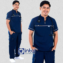 INTAL SCRUBSUIT 090 ELITE PRO INSPIRING Zip-Up Chino 4-Way Stretchfine Fab Smartfit Cargo 11-Pocket