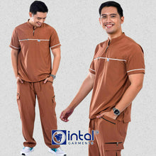 INTAL SCRUBSUIT 090 ELITE PRO INSPIRING Zip-Up Chino 4-Way Stretchfine Fab Smartfit Cargo 11-Pocket