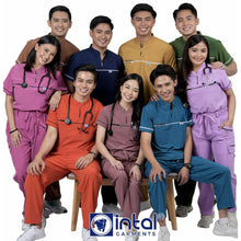INTAL SCRUBSUIT 090 ELITE PRO INSPIRING Zip-Up Chino 4-Way Stretchfine Fab Smartfit Cargo 11-Pocket