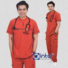 INTAL SCRUBSUIT 090 ELITE PRO INSPIRING Zip-Up Chino 4-Way Stretchfine Fab Smartfit Cargo 11-Pocket