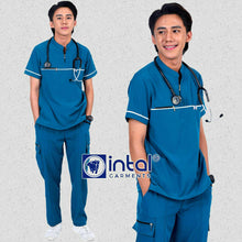 INTAL SCRUBSUIT 090 ELITE PRO INSPIRING Zip-Up Chino 4-Way Stretchfine Fab Smartfit Cargo 11-Pocket