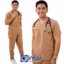 INTAL SCRUBSUIT 082 ELITE PRO MAGALANG Ultrafine Elegant Fabric V-Neck 8-Pocket Cargo Tapered Zippered