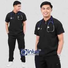 INTAL SCRUBSUIT 083 ELITE PRO MARUNONG Elegant Sports Collar Stretchfine Fabric  Cargo Tapered