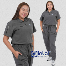 INTAL SCRUBSUIT 083 ELITE PRO MARUNONG Elegant Sports Collar Stretchfine Fabric  Cargo Tapered