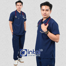 INTAL SCRUBSUIT 083 ELITE PRO MARUNONG Elegant Sports Collar Stretchfine Fabric  Cargo Tapered