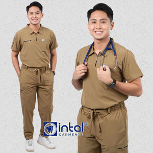 INTAL SCRUBSUIT 083 ELITE PRO MARUNONG Elegant Sports Collar Stretchfine Fabric  Cargo Tapered