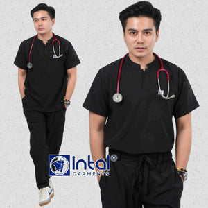 INTAL SCRUBSUIT 085 ELITE PRO MAINGAT Elegant Chino Stretchfine Fabric Cargo Zipper Tapered