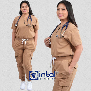 INTAL SCRUBSUIT 086 ELITE PRO MAPAGMALASAKIT 2.0 Elegant Chino Stretchfine Fabric Cargo Ribbed