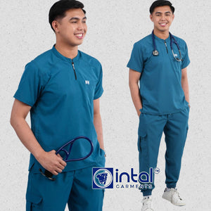 INTAL SCRUBSUIT 086 ELITE PRO MAPAGMALASAKIT 2.0 Elegant Chino Stretchfine Fabric Cargo Ribbed