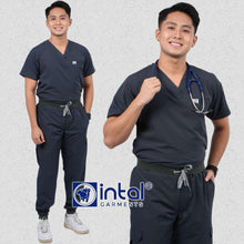 INTAL SCRUBSUIT 087 ELITE PRO MAPAGMAHAL 2.0 Elegant V-Neck Stretchfine Fabric Cargo Ribbed