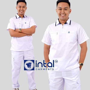 INTAL SCRUBSUIT 059 ALTA MASINOP Sports Collar Combi Cargo 8-Pockets Belt Loop Quality Scrubs