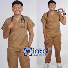 SCRUB SUIT CARGO 6-Pocket Pants ACTIVEWEAR UNISEX SCRUBS Premium Quality Scrubsuit 031B Set by INTAL GARMENTS