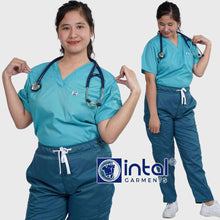 INTAL SCRUBSUIT 029 Elite MASINTAHIN V-Neck Korean Shade Cargo 6 Pocket Unisex Quality Scrubs