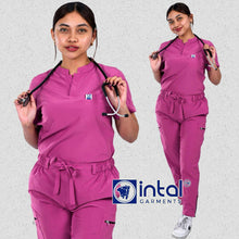 INTAL SCRUBSUIT 085 ELITE PRO MAINGAT Elegant Chino Stretchfine Fabric Cargo Zipper Tapered