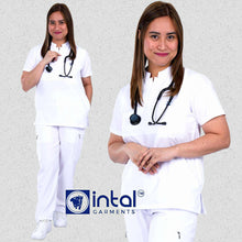 INTAL SCRUBSUIT 085 ELITE PRO MAINGAT Elegant Chino Stretchfine Fabric Cargo Zipper Tapered