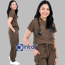 INTAL SCRUBSUIT 088 ELITE PRO EMPATHETIC Chino Collar AlphaLine 4-Way Stretchfine Fab Smartfit Cargo