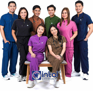 INTAL SCRUBSUIT 088 ELITE PRO EMPATHETIC Chino Collar AlphaLine 4-Way Stretchfine Fab Smartfit Cargo