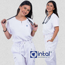 INTAL SCRUBSUIT 089 ELITE PRO VALORHEART Zip-Up Neck 4-Way Stretchfine Fab Smartfit Cargo 11-Pocket