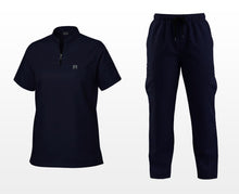 INTAL SCRUBSUIT 028 Elite MAPAGMALASAKIT Scrubs – Unisex Zip-Up Chino Collar Cargo | 6 Pockets | Top Only / Pants Only