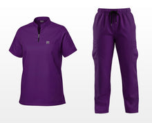 INTAL SCRUBSUIT 028 Elite MAPAGMALASAKIT Scrubs – Unisex Zip-Up Chino Collar Cargo | 6 Pockets | Top Only / Pants Only