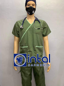 Scrub Suit High Quality Medical Doctor Nurse Scrubsuit Set B Cargo 6 Pocket Pants Unisex Scrubs 13