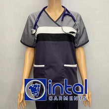 Scrub Suit High Quality Medical Doctor Nurse Scrubsuit Set C Jogger Pants Unisex Scrubs 04H