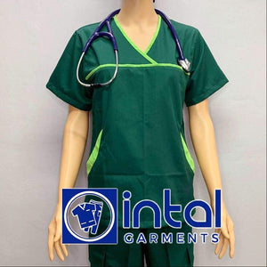 Scrub Suit High Quality Medical Doctor Nurse Scrubsuit Set B Cargo 6 Pocket Pants Unisex Scrubs 12