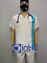 Scrub Suit High Quality Medical Doctor Nurse Scrubsuit Set B Regular or Cargo 4 Pocket Pants Unisex Scrubs 19A