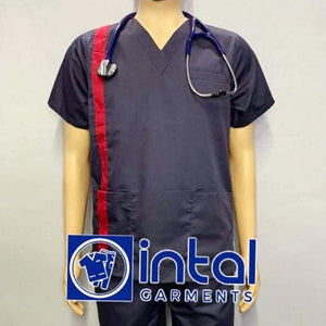 Scrub Suit High Quality Medical Doctor Nurse Scrubsuit Set B Regular or Cargo 4 Pocket Pants Unisex Scrubs 19
