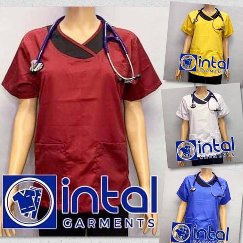 Scrub Suit High Quality Medical Doctor Nurse Scrubsuit Set B Regular 4 Pocket Pants Unisex Scrubs 14