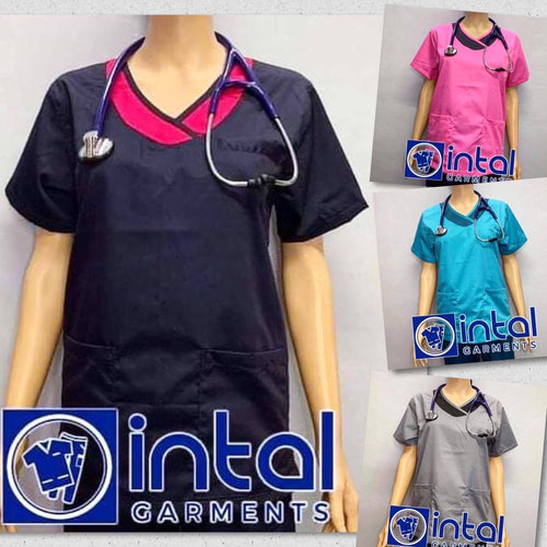 INTAL SCRUBSUIT 14 Premium Quality Mock Wrap Regular 4-Pocket Pants Unisex Scrubs